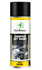 Lakspray Mat Zwart 400 ml